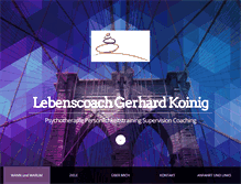 Tablet Screenshot of lebens-coach.net